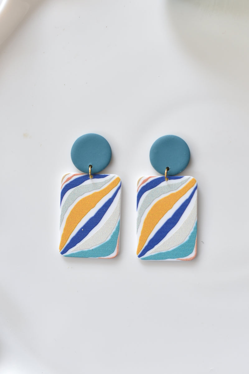 Clay and Acrylic earrings